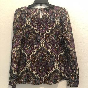 J. Crew Paisley Print Blouse